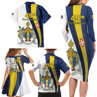 Portugal Madeira Day 1st July Family Matching Long Sleeve Bodycon Dress and Hawaiian Shirt Das Ilhas as Mais Belas e Livres LT17