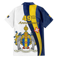 Portugal Madeira Day 1st July Family Matching Off The Shoulder Long Sleeve Dress and Hawaiian Shirt Das Ilhas as Mais Belas e Livres LT17