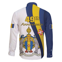 Portugal Madeira Day 1st July Family Matching Off The Shoulder Long Sleeve Dress and Hawaiian Shirt Das Ilhas as Mais Belas e Livres LT17