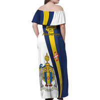 Portugal Madeira Day 1st July Family Matching Off Shoulder Maxi Dress and Hawaiian Shirt Das Ilhas as Mais Belas e Livres LT17