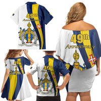 Portugal Madeira Day 1st July Family Matching Off Shoulder Short Dress and Hawaiian Shirt Das Ilhas as Mais Belas e Livres LT17