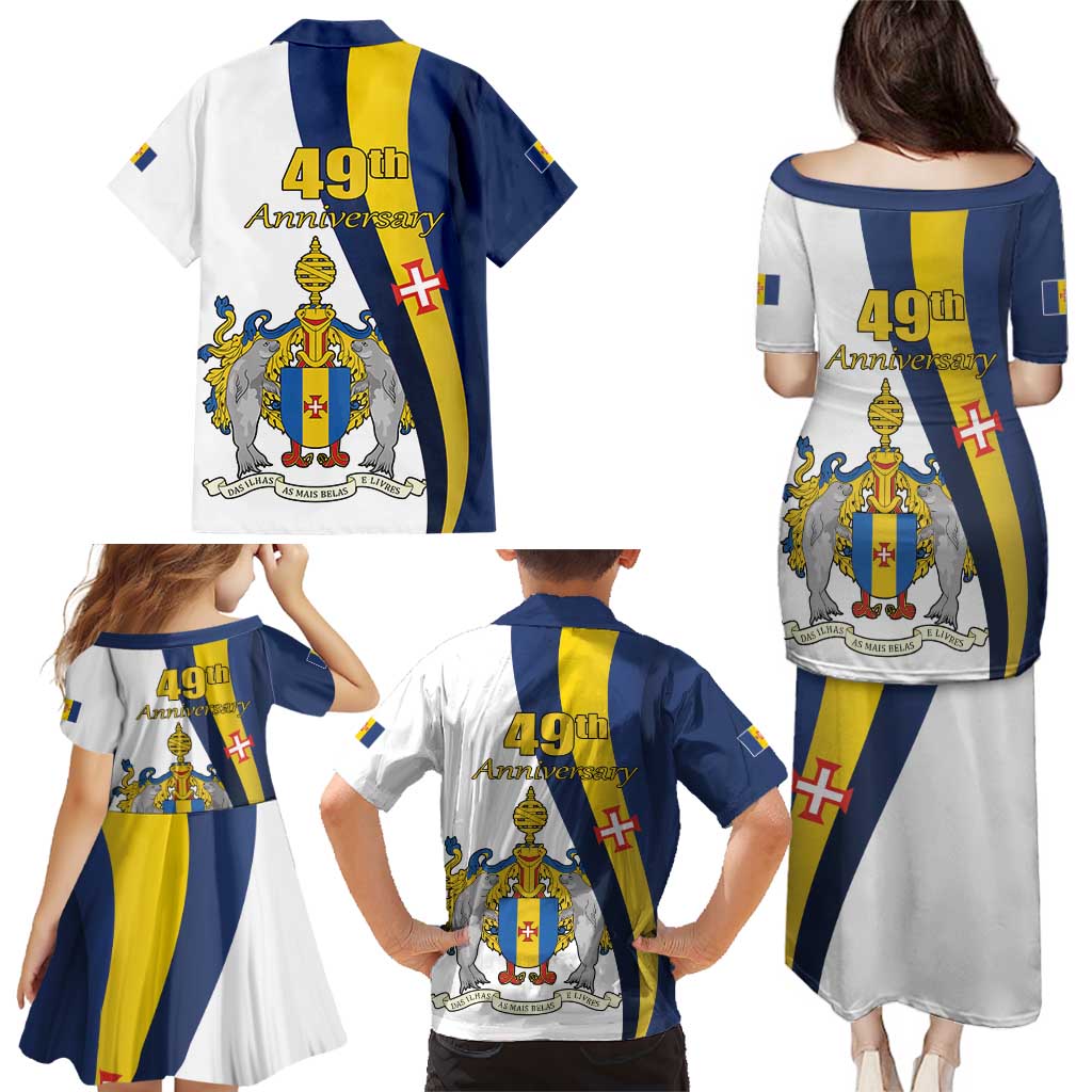 Portugal Madeira Day 1st July Family Matching Puletasi and Hawaiian Shirt Das Ilhas as Mais Belas e Livres LT17