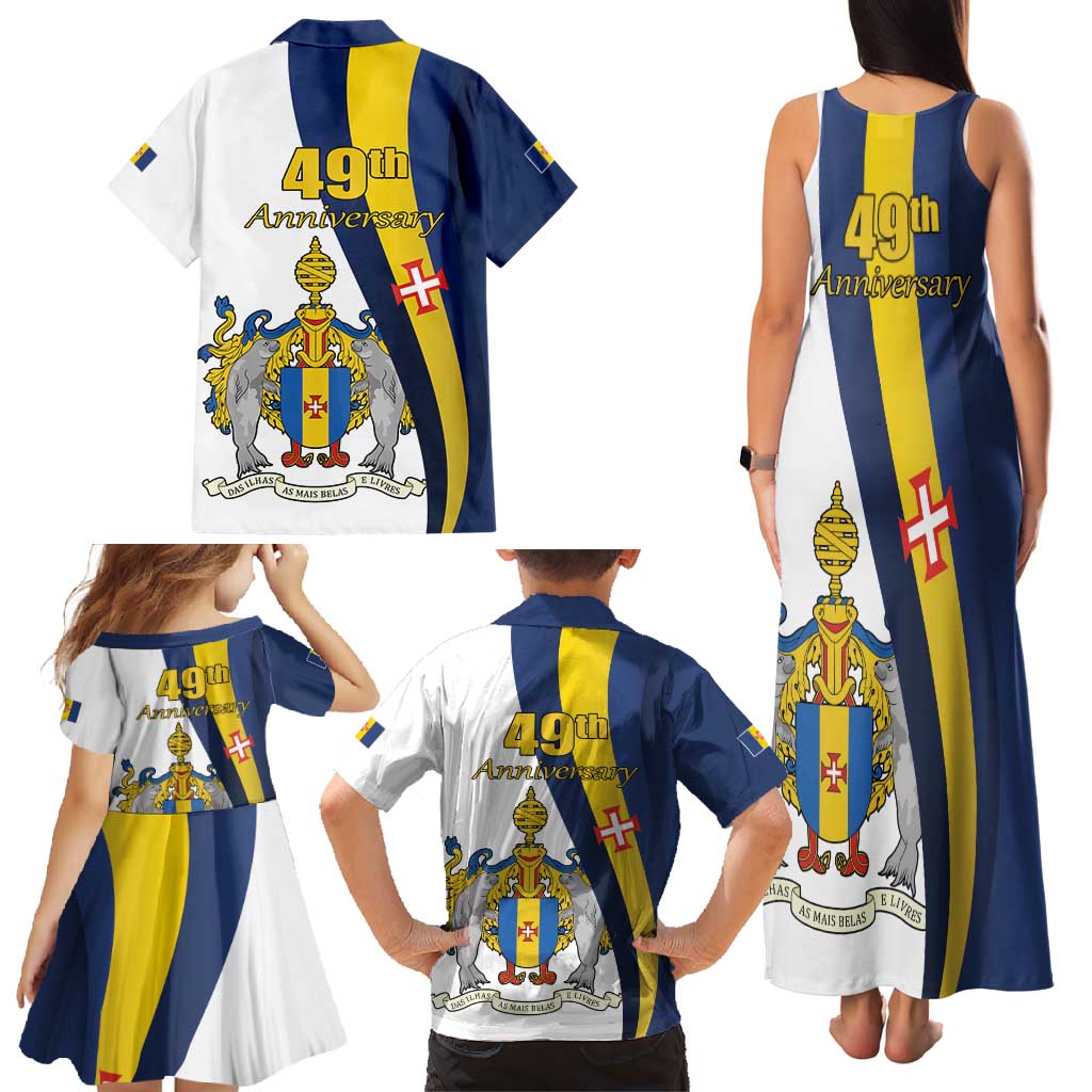 Portugal Madeira Day 1st July Family Matching Tank Maxi Dress and Hawaiian Shirt Das Ilhas as Mais Belas e Livres LT17