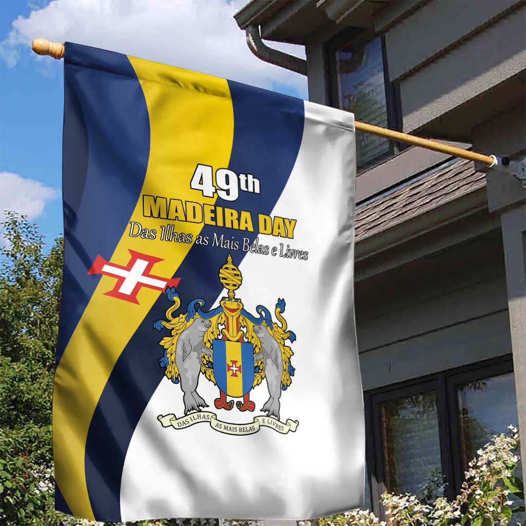 Portugal Madeira Day 1st July Garden Flag Das Ilhas as Mais Belas e Livres LT17