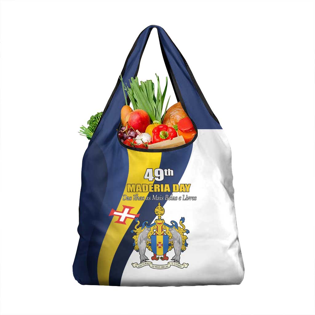 Portugal Maderia Day 1st July Grocery Bag Das Ilhas as Mais Belas e Livres