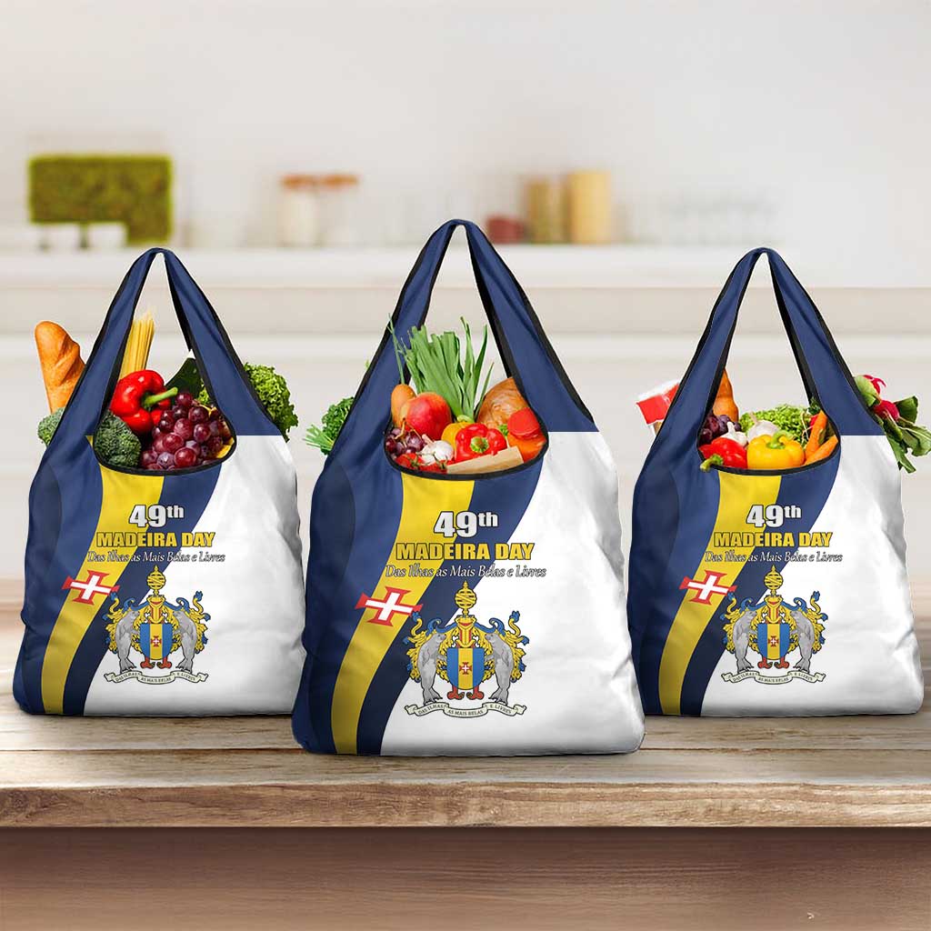 Portugal Madeira Day 1st July Grocery Bag Das Ilhas as Mais Belas e Livres LT17