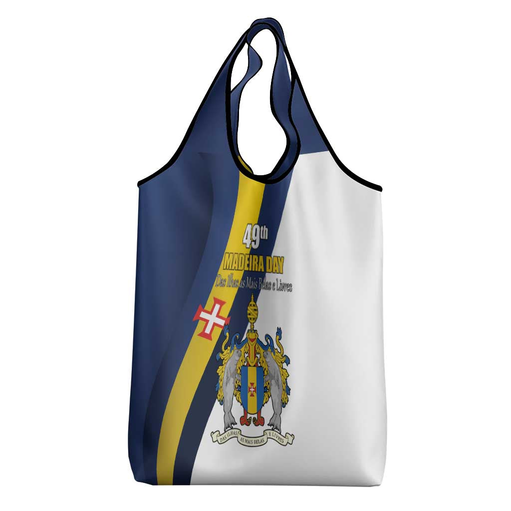 Portugal Madeira Day 1st July Grocery Bag Das Ilhas as Mais Belas e Livres LT17