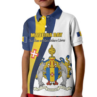 Portugal Madeira Day 1st July Kid Polo Shirt Das Ilhas as Mais Belas e Livres LT17