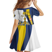 Portugal Madeira Day 1st July Kid Short Sleeve Dress Das Ilhas as Mais Belas e Livres LT17