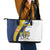 Portugal Maderia Day 1st July Leather Tote Bag Das Ilhas as Mais Belas e Livres