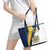 Portugal Maderia Day 1st July Leather Tote Bag Das Ilhas as Mais Belas e Livres
