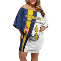 Portugal Madeira Day 1st July Off Shoulder Short Dress Das Ilhas as Mais Belas e Livres LT17