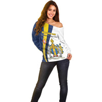 Portugal Madeira Day 1st July Off Shoulder Sweater Das Ilhas as Mais Belas e Livres LT17