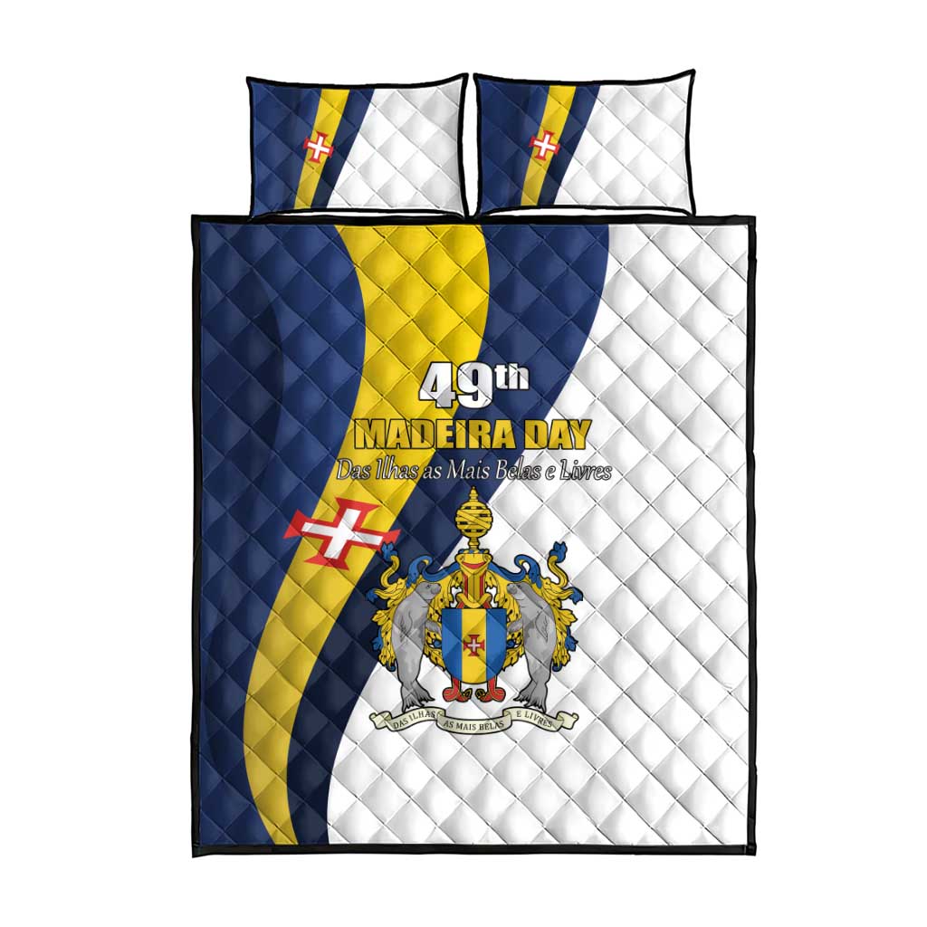 Portugal Madeira Day 1st July Quilt Bed Set Das Ilhas as Mais Belas e Livres LT17