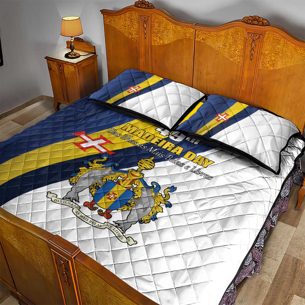 Portugal Madeira Day 1st July Quilt Bed Set Das Ilhas as Mais Belas e Livres LT17