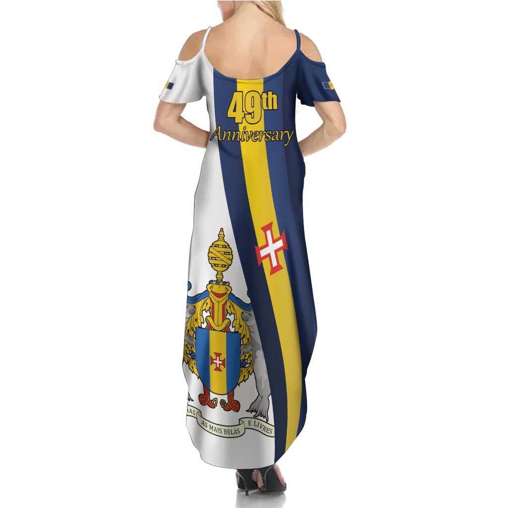 Portugal Madeira Day 1st July Summer Maxi Dress Das Ilhas as Mais Belas e Livres LT17