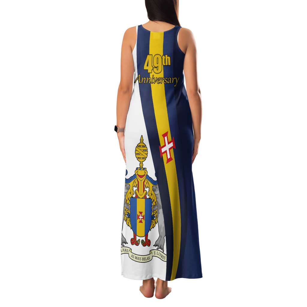 Portugal Madeira Day 1st July Tank Maxi Dress Das Ilhas as Mais Belas e Livres LT17