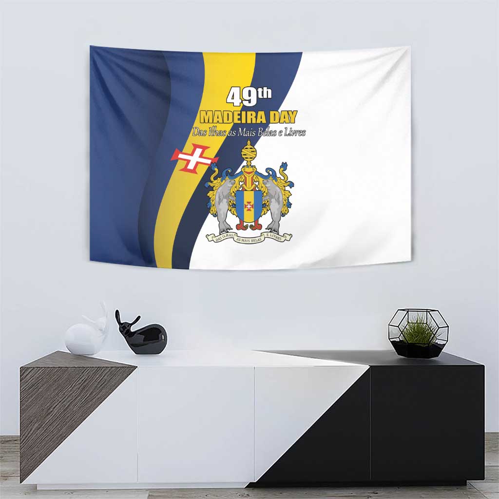 Portugal Madeira Day 1st July Tapestry Das Ilhas as Mais Belas e Livres LT17