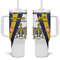 Portugal Madeira Day 1st July Tumbler With Handle Das Ilhas as Mais Belas e Livres LT17