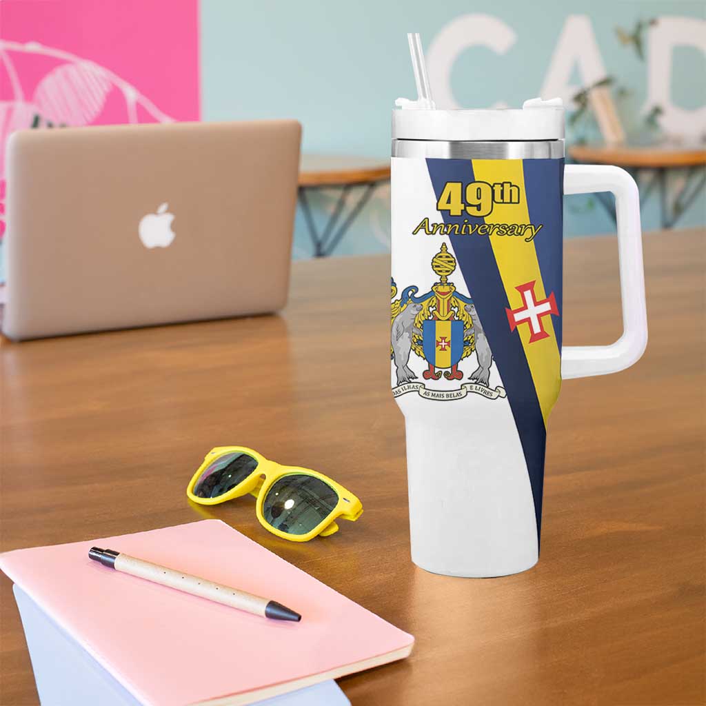 Portugal Madeira Day 1st July Tumbler With Handle Das Ilhas as Mais Belas e Livres LT17