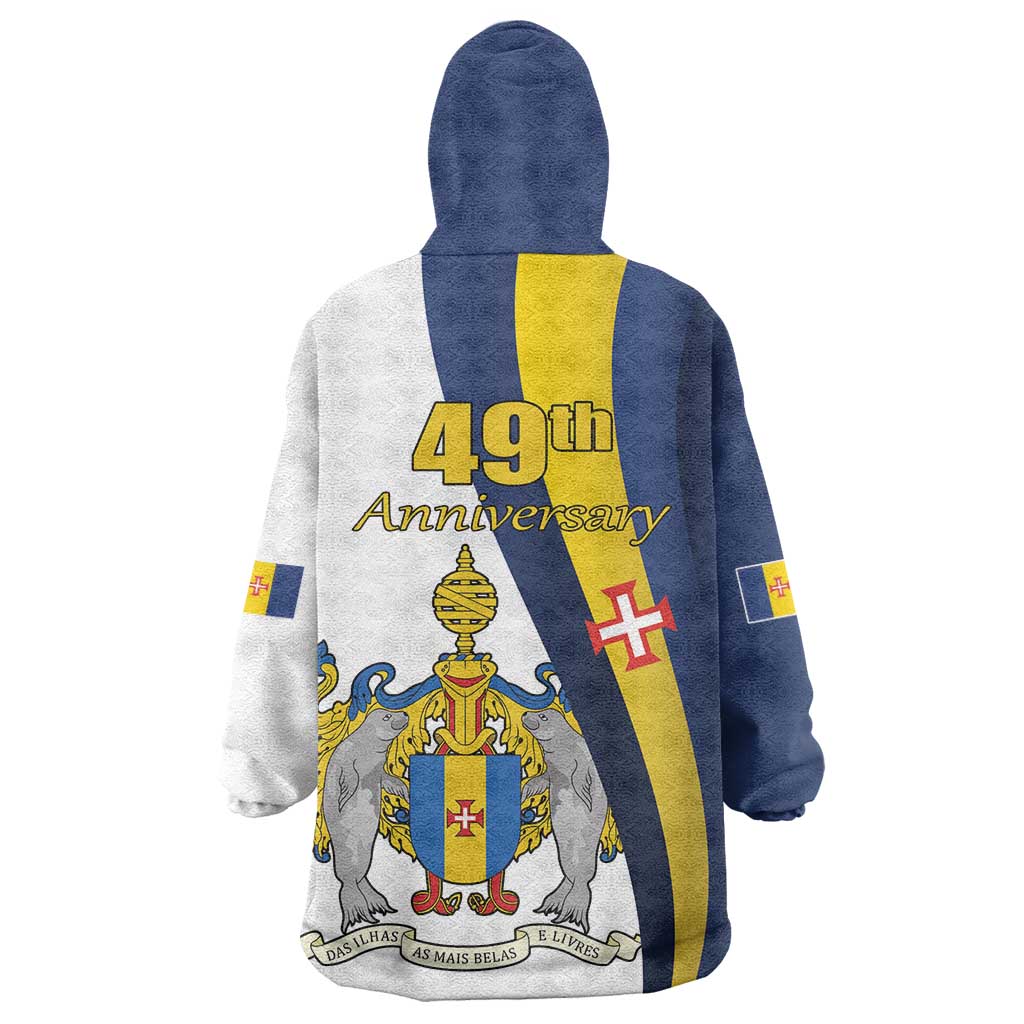 Portugal Madeira Day 1st July Wearable Blanket Hoodie Das Ilhas as Mais Belas e Livres LT17