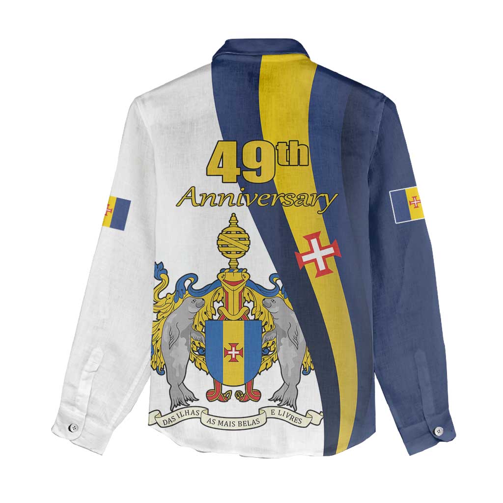 Portugal Madeira Day 1st July Women Casual Shirt Das Ilhas as Mais Belas e Livres LT17