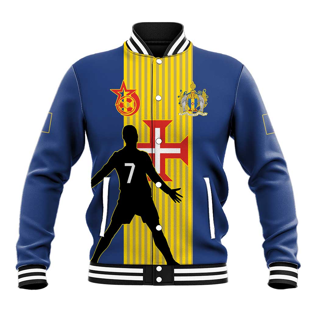 Custom Portugal Maderia Football Baseball Jacket Sporty Style