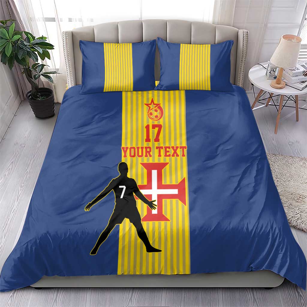Custom Portugal Maderia Football Bedding Set Sporty Style