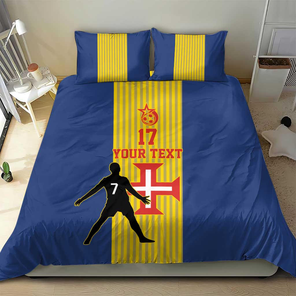 Custom Portugal Maderia Football Bedding Set Sporty Style