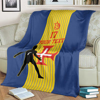 Custom Portugal Maderia Football Blanket Sporty Style