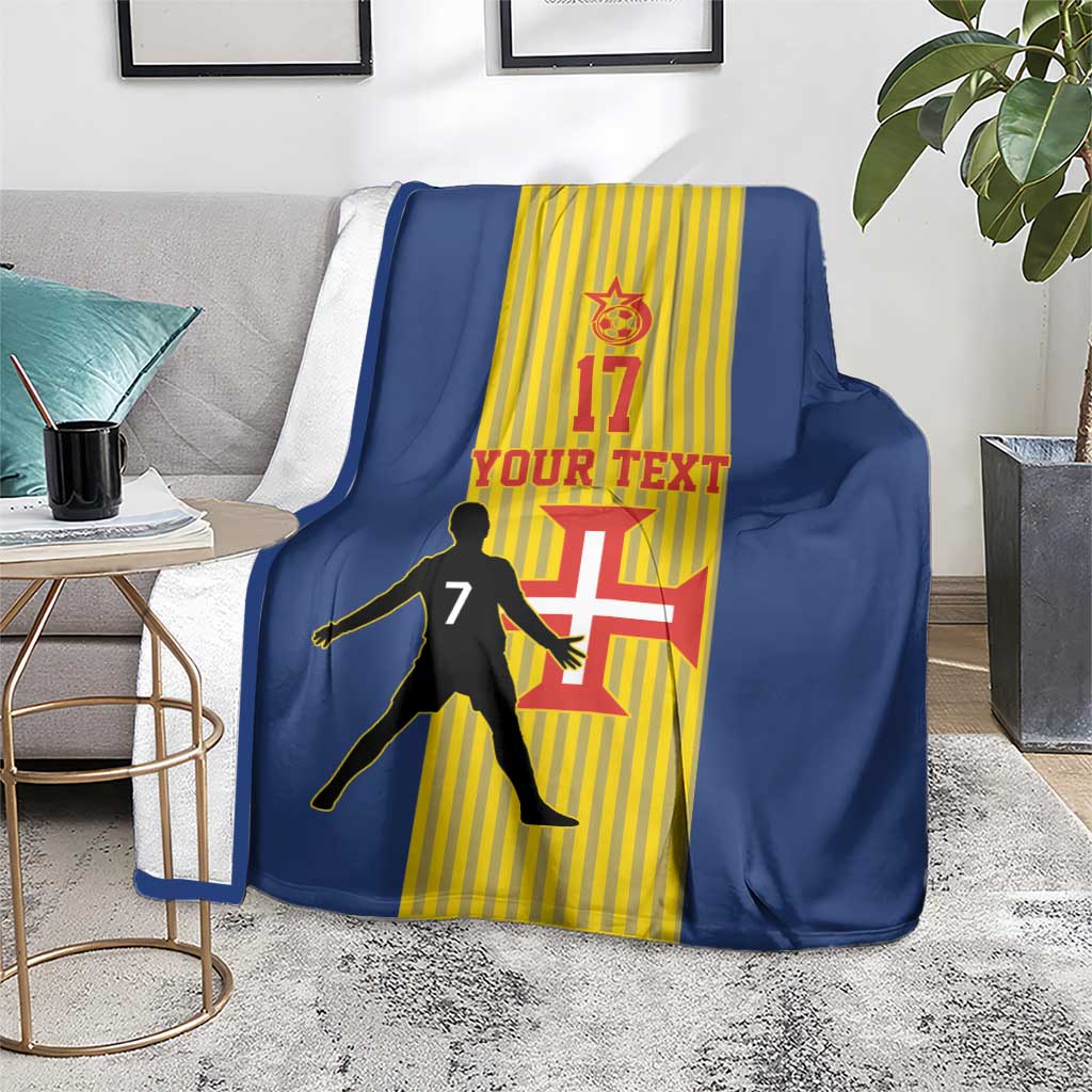 Custom Portugal Maderia Football Blanket Sporty Style