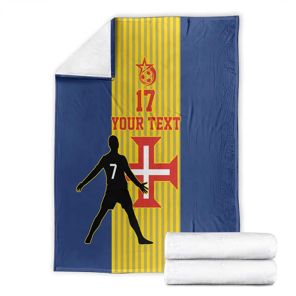 Custom Portugal Maderia Football Blanket Sporty Style
