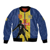 Custom Portugal Maderia Football Bomber Jacket Sporty Style