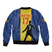 Custom Portugal Maderia Football Bomber Jacket Sporty Style