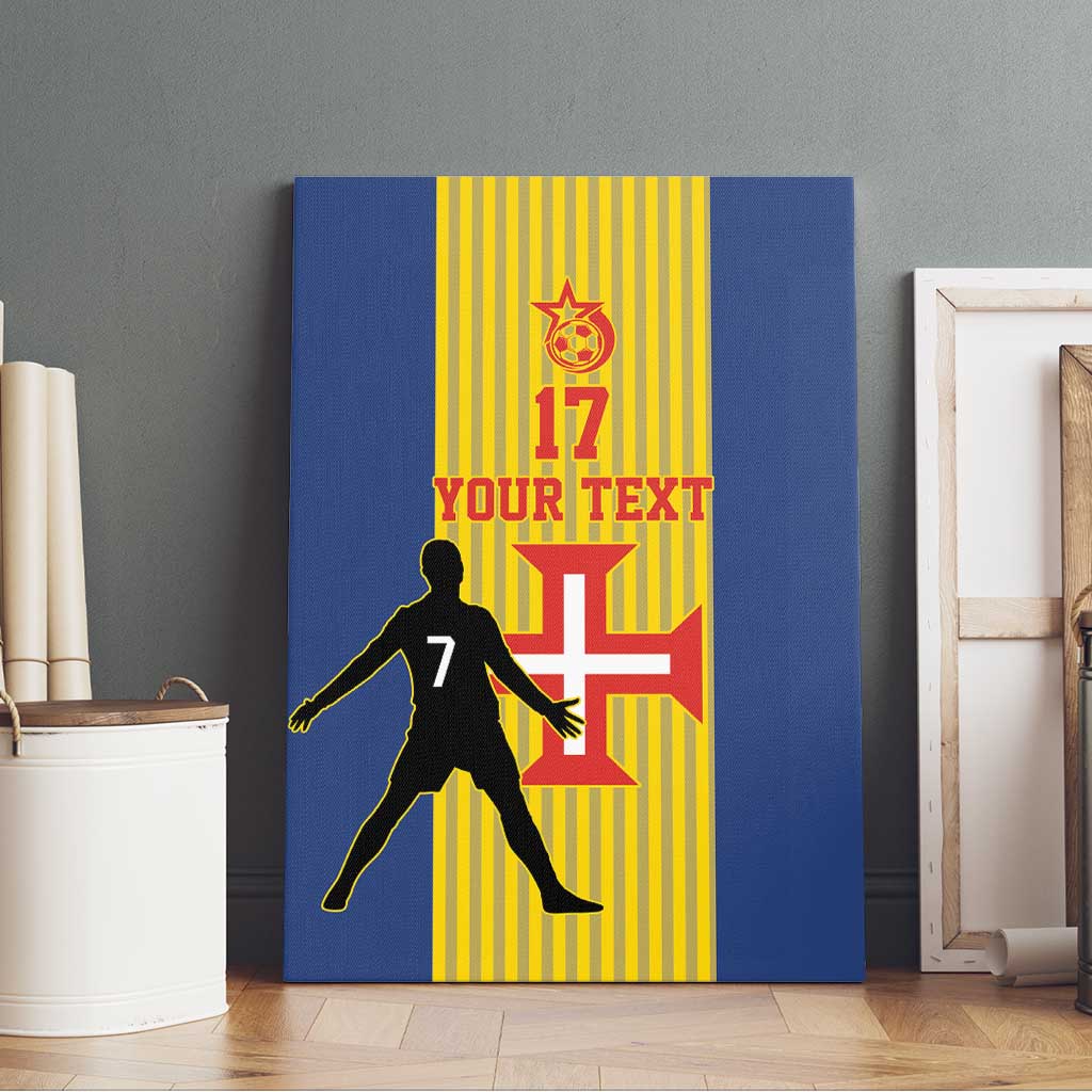 Custom Portugal Maderia Football Canvas Wall Art Sporty Style