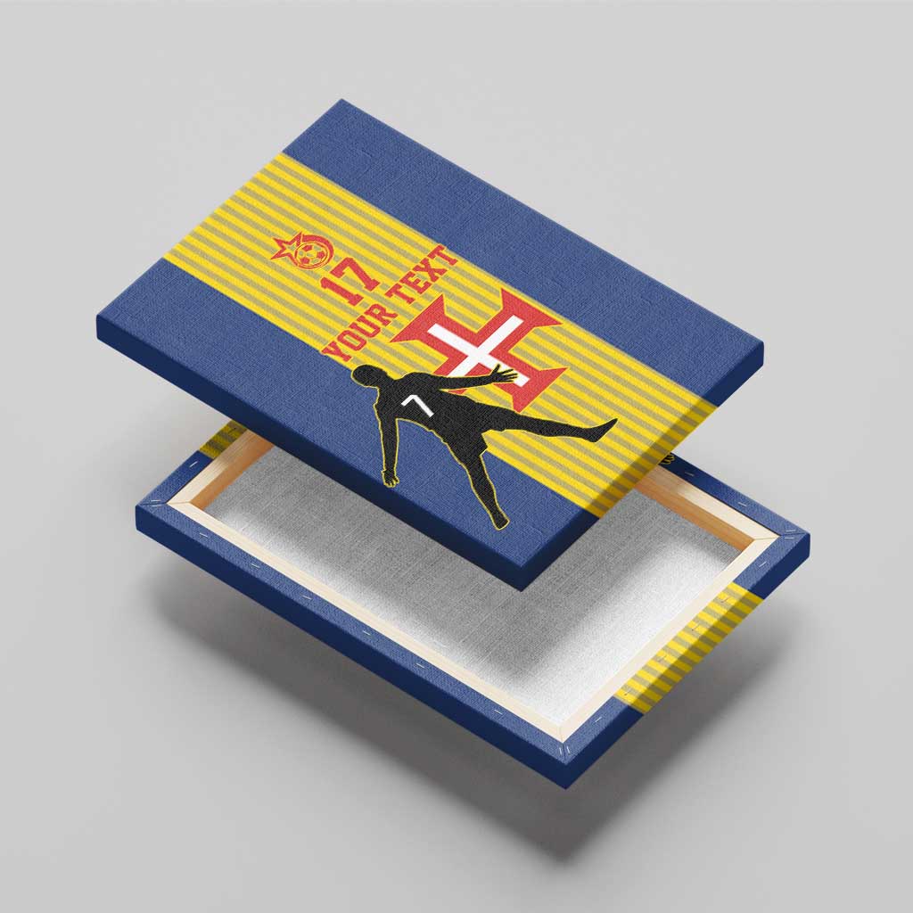 Custom Portugal Maderia Football Canvas Wall Art Sporty Style