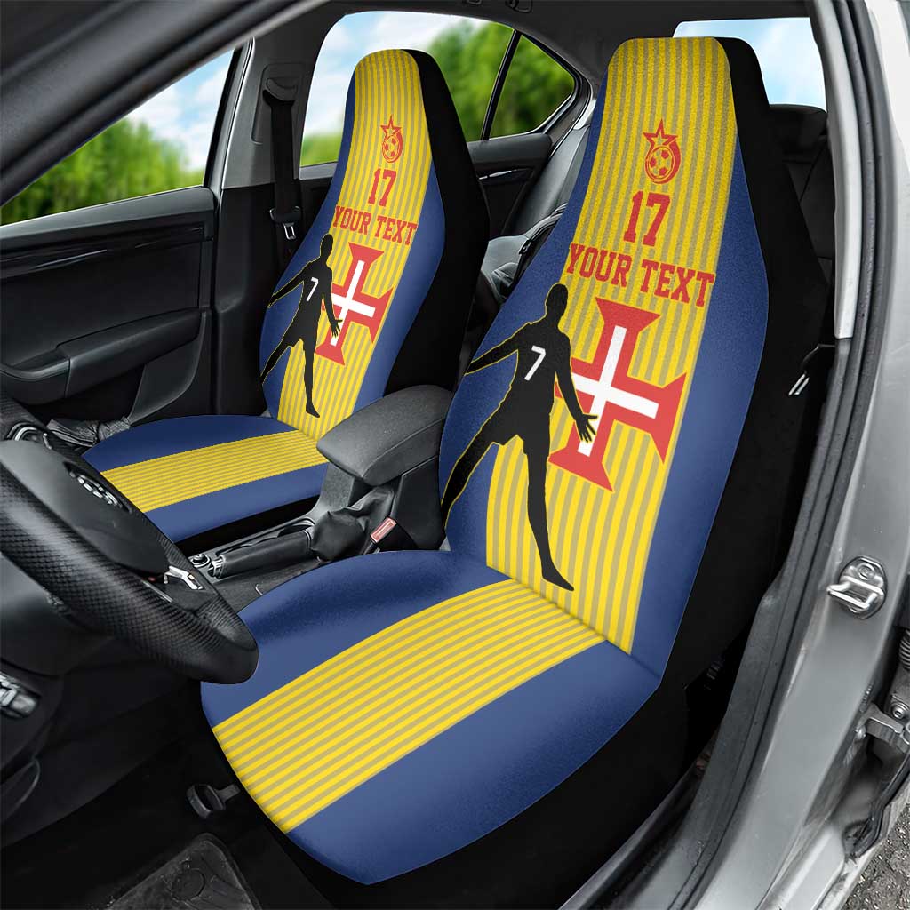 Custom Portugal Maderia Football Car Seat Cover Sporty Style