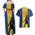 Custom Portugal Maderia Football Couples Matching Off Shoulder Maxi Dress and Hawaiian Shirt Sporty Style