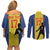 Custom Portugal Maderia Football Couples Matching Off Shoulder Short Dress and Long Sleeve Button Shirt Sporty Style