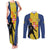Custom Portugal Maderia Football Couples Matching Tank Maxi Dress and Long Sleeve Button Shirt Sporty Style