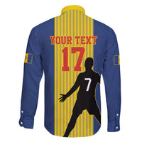 Custom Portugal Maderia Football Family Matching Long Sleeve Bodycon Dress and Hawaiian Shirt Sporty Style