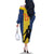 Custom Portugal Maderia Football Family Matching Off The Shoulder Long Sleeve Dress and Hawaiian Shirt Sporty Style
