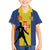 Custom Portugal Maderia Football Family Matching Off The Shoulder Long Sleeve Dress and Hawaiian Shirt Sporty Style