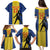 Custom Portugal Maderia Football Family Matching Puletasi and Hawaiian Shirt Sporty Style