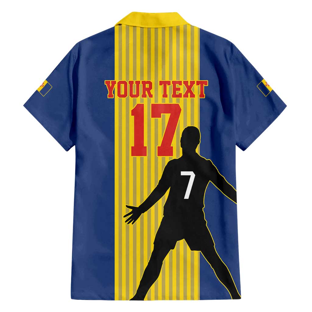 Custom Portugal Maderia Football Family Matching Puletasi and Hawaiian Shirt Sporty Style