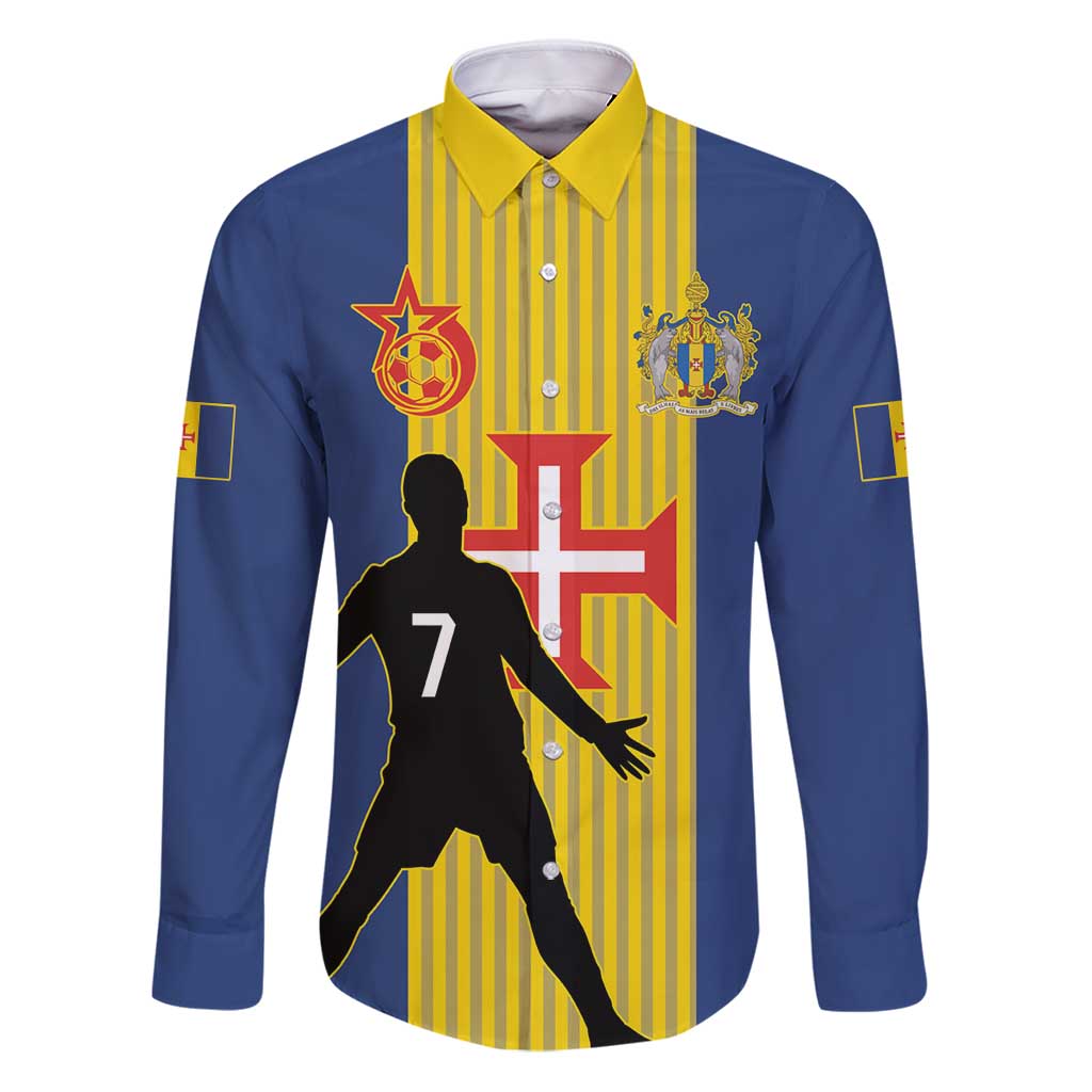 Custom Portugal Maderia Football Family Matching Puletasi and Hawaiian Shirt Sporty Style