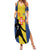 Custom Portugal Maderia Football Family Matching Summer Maxi Dress and Hawaiian Shirt Sporty Style
