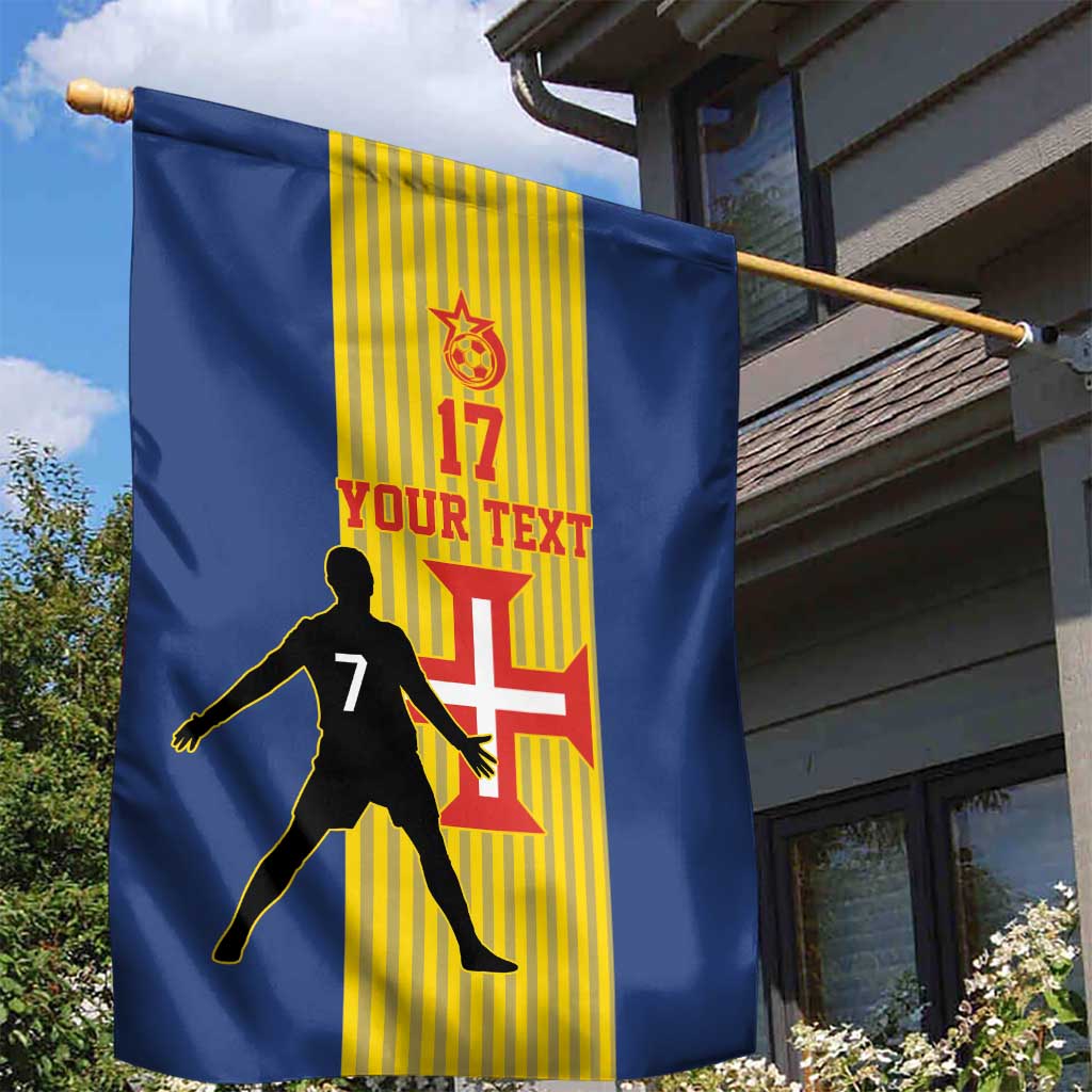 Custom Portugal Maderia Football Garden Flag Sporty Style