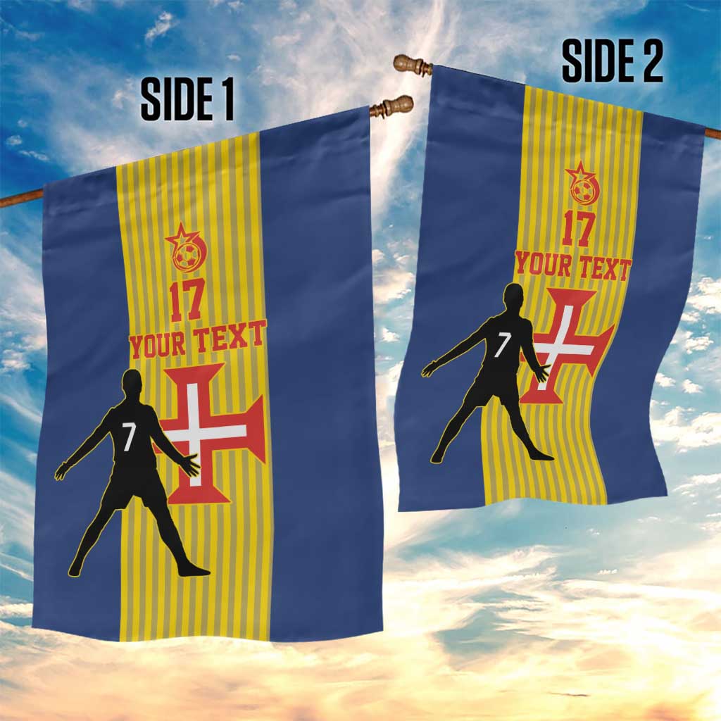 Custom Portugal Maderia Football Garden Flag Sporty Style