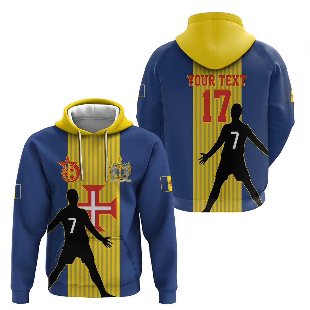 Custom Portugal Maderia Football Hoodie Sporty Style